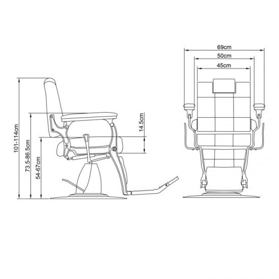 Барберское кресло DIR Lauda