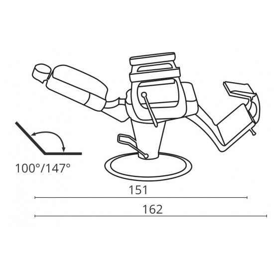 Barber kresls Salon Ambience Elite plus