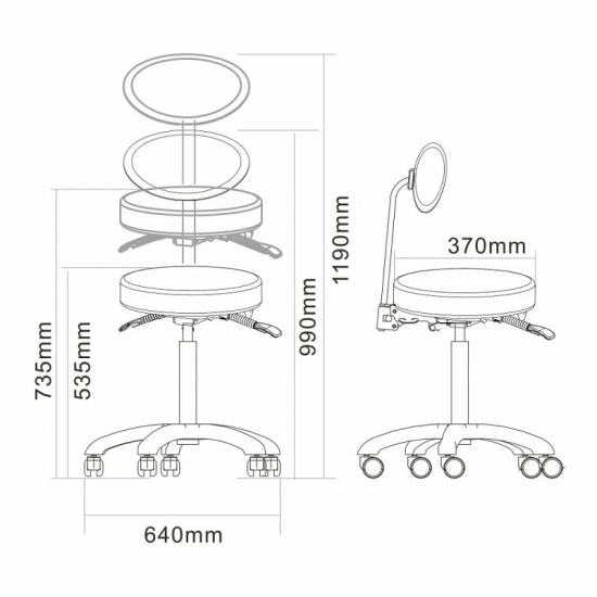 Meistara krēsls DIR Polaris