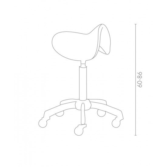 Meistara krēsls Salon Ambience Mustang