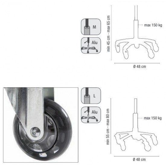 Стул мастера седло Sibel Classic Saddle XL