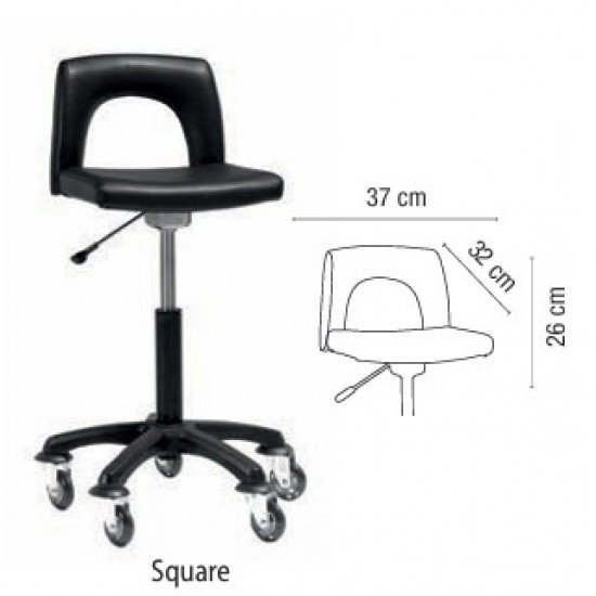 Meistara krēsls Sibel Classic Square