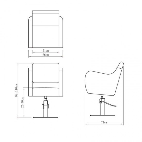 Парикмахерское кресло DIR Bellano