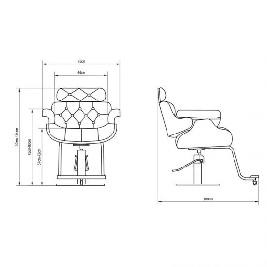 Парикмахерское кресло DIR D'Eames