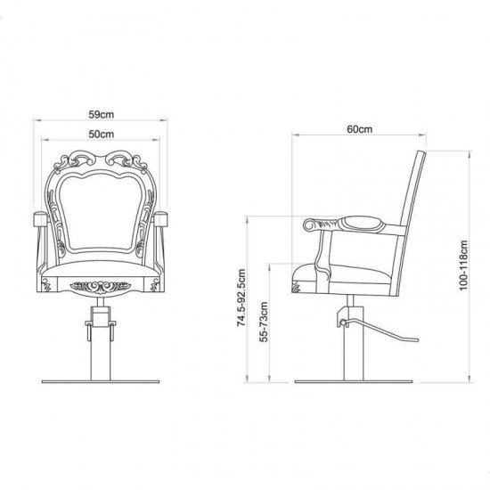 Frizieru krēsls DIR Georgia