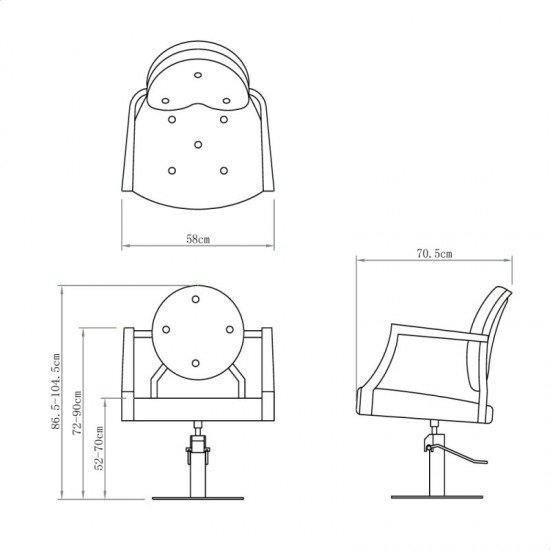 Парикмахерское кресло DIR Regent