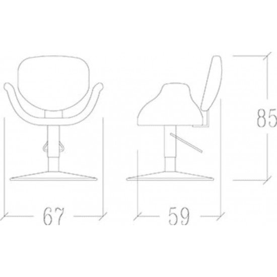 Парикмахерское кресло Vezzosi Carnaby