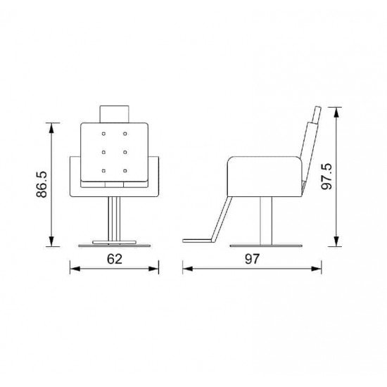 Парикмахерское кресло Vezzosi Eva