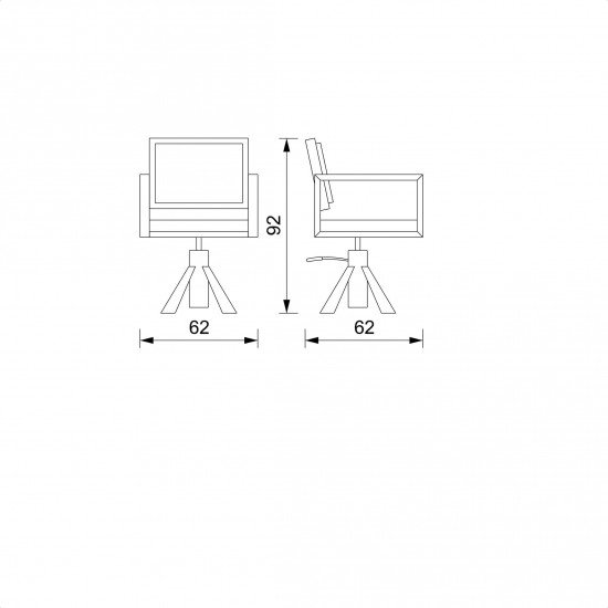 Frizieru krēsls Vezzosi Iron