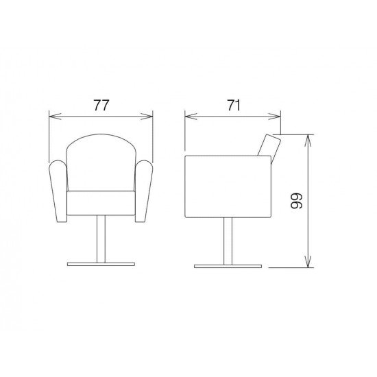 Парикмахерское кресло Vezzosi Royal