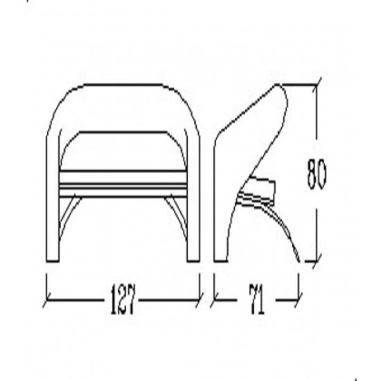 Uzgaidāmā krēsls Vezzosi Ginevra