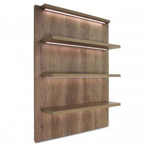 REM Glam recepcijas ekspozīcijas plaukti