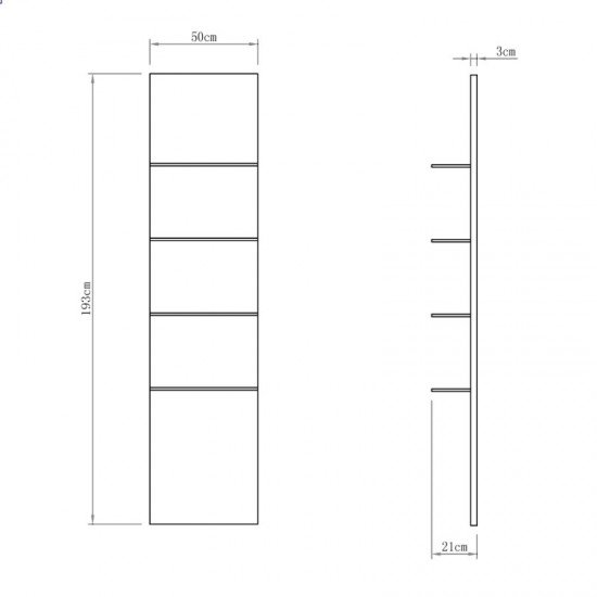 Recepcijas ekspozīcijas plaukti DIR Vina