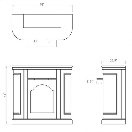 Стойка ресепшн DIR Alex с подсветкой