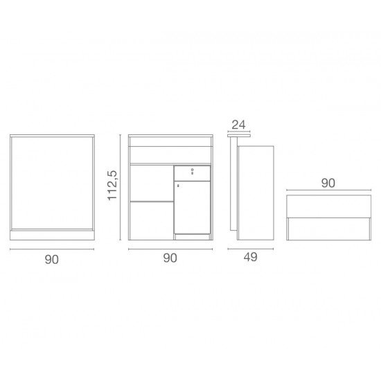 Стойка ресепшн Luca Rossini Arena