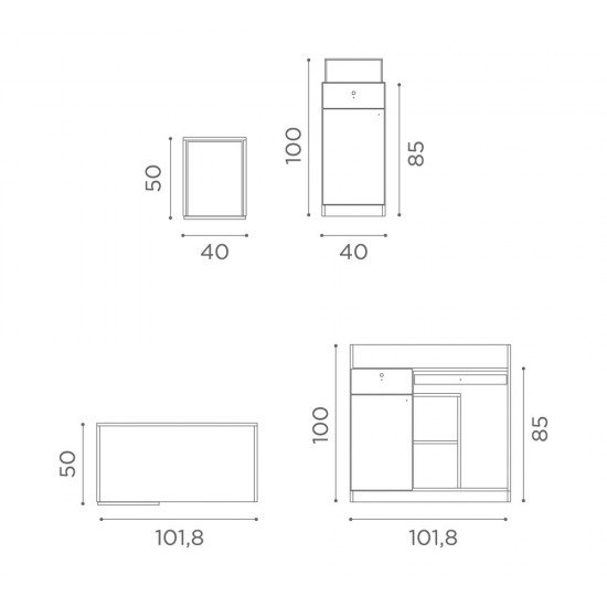 Стойка ресепшн Medical and Beauty Nirvana