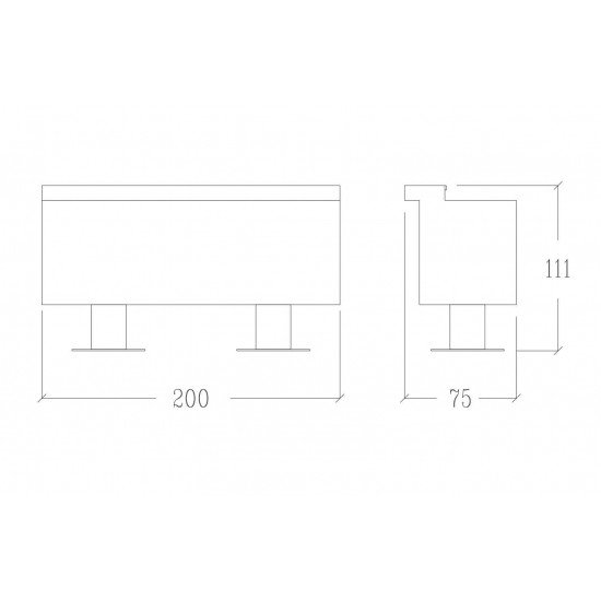 Стойка ресепшн Vezzosi Colour desk