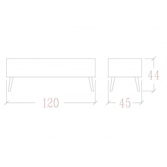 Скамья для зоны ожидания Vezzosi Bacello