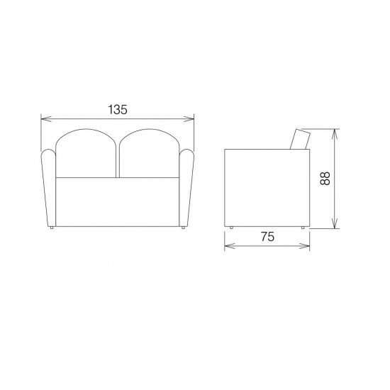 Uzgaidāmās telpas dīvāns Vezzosi Royal Sofa