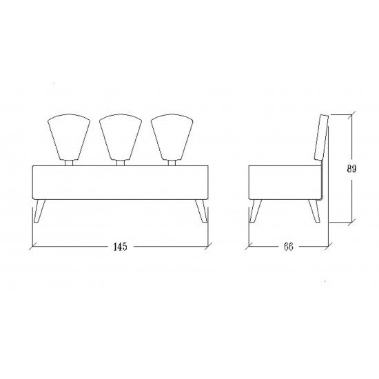 Vezzosi Star 3 uzgaidāmās telpas dīvāns
