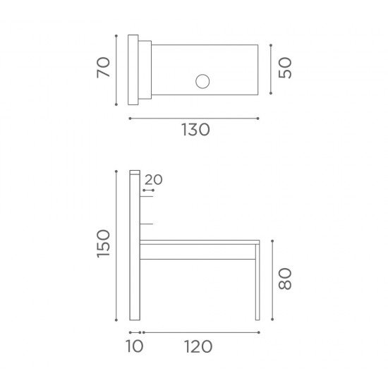 Manikīra galds Medical and Beauty Allure 2