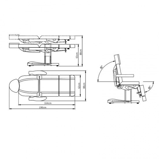 Kosmetologijas gulta DIR Roctod