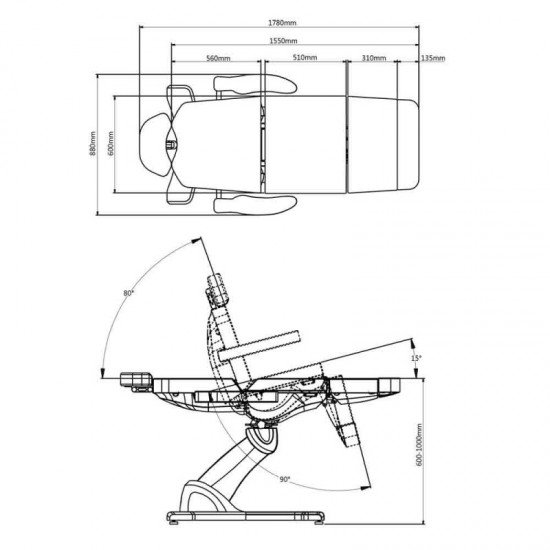 Косметологическая кровать DIR Pavo