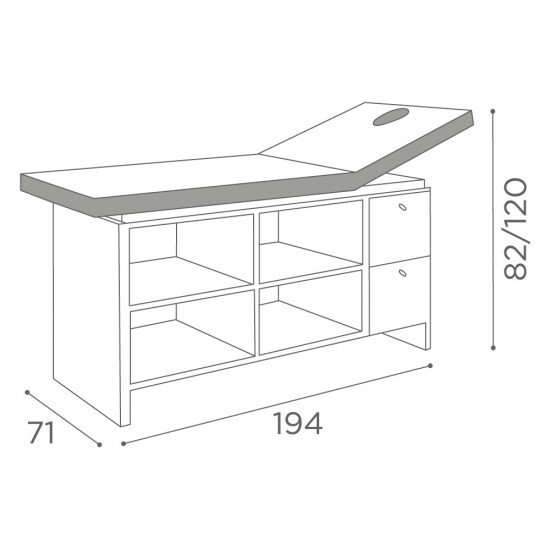 Masāžas galds Medical and Beauty Eden