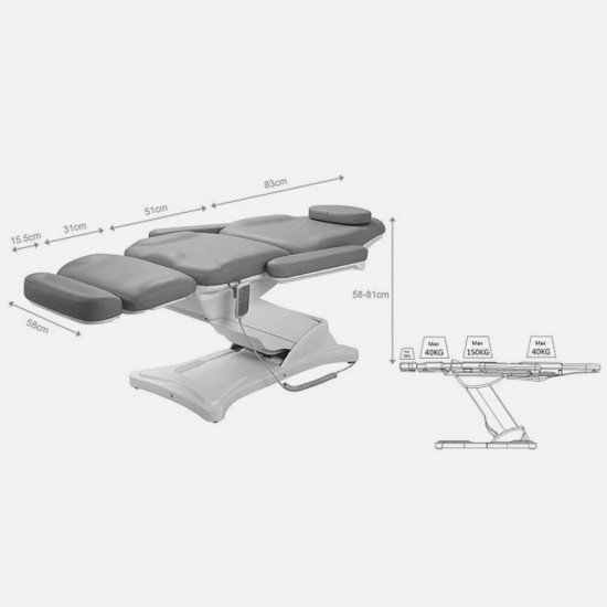 Kosmetologijas gulta Sibel Sonia