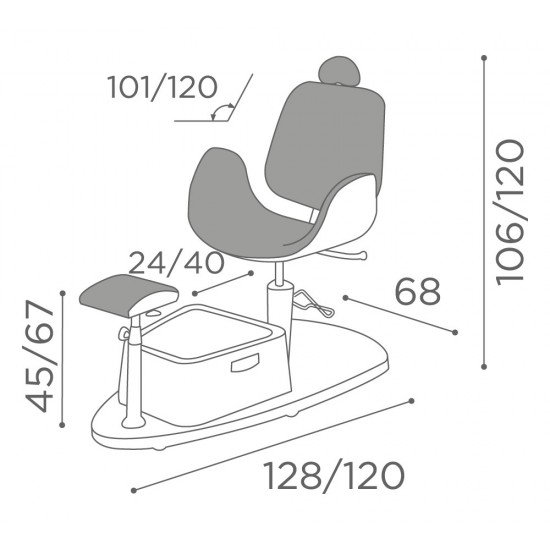 Педикюрное кресло Medical and Beauty Oasis