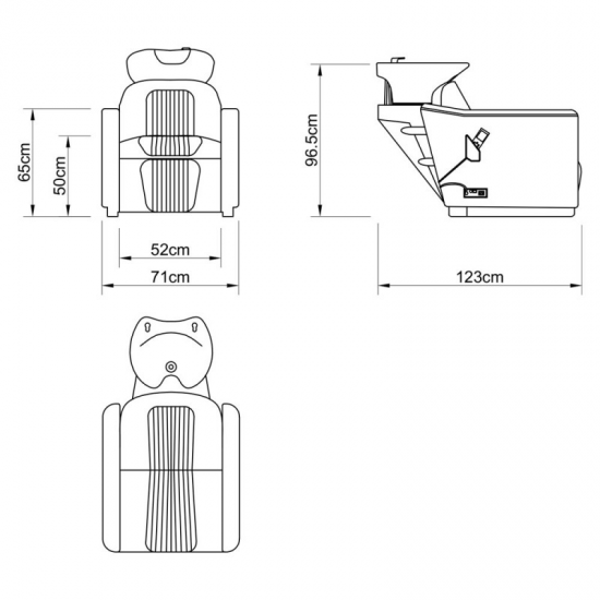 Frizieru izlietne DIR Alpine