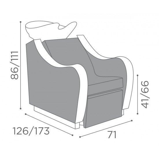 Frizieru izlietne Salon Ambience Gravity