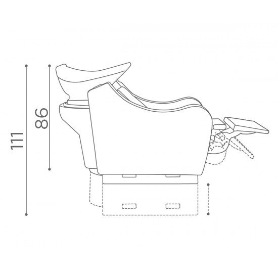 Frizieru izlietne Salon Ambience Gravity