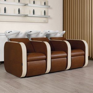 Frizieru izlietnes trīskāršais Salon Ambience Iconwash