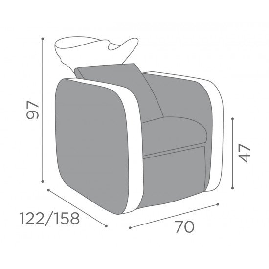 Frizieru izlietne Salon Ambience Iconwash