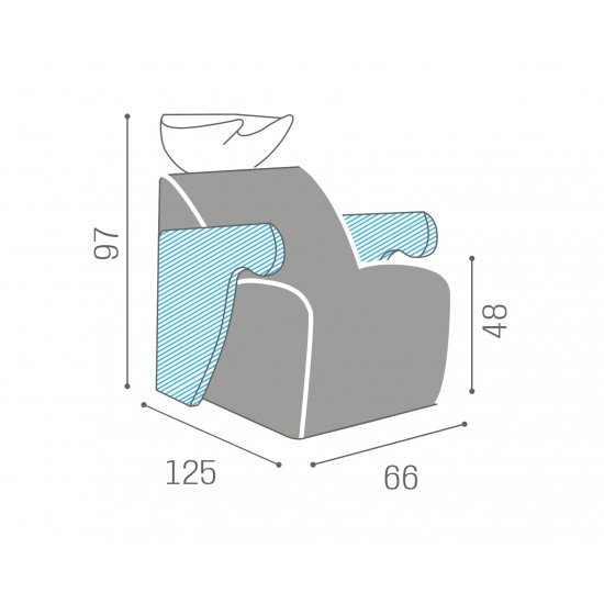 Frizieru izlietne Salon Ambience Lunawash