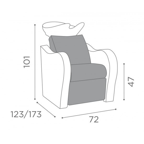 Frizieru izlietne Salon Ambience Luxury