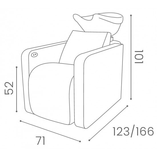 Frizieru izlietne Salon Ambience Neptune
