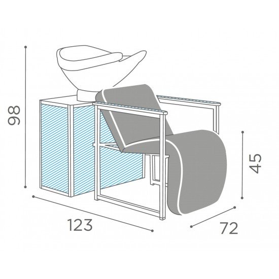 Frizieru izlietne Salon Ambience Soho