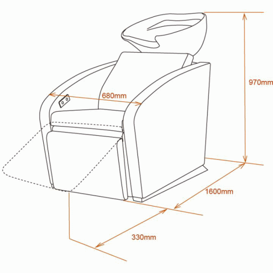 Frizieru izlietne Sibel Elegantia Relax