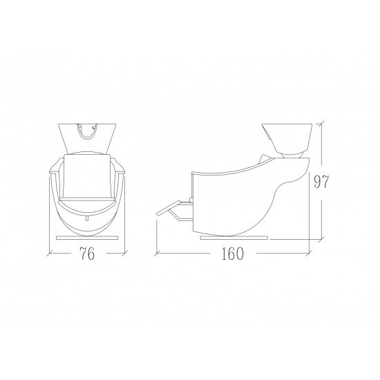 Frizieru izlietne Vezzosi POD