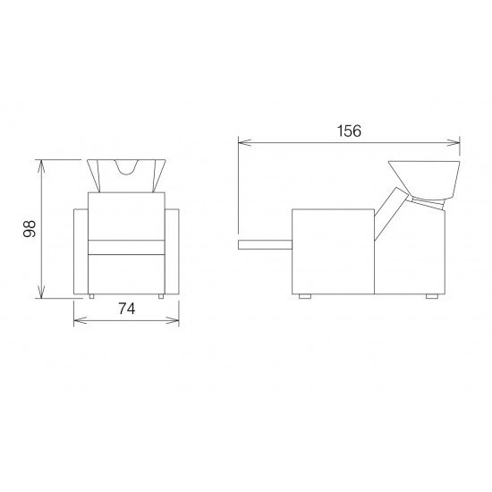 Мойка для парикмахерской Vezzosi Royal Wash