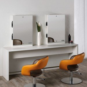 Парикмахерское зеркало Salon Ambience Brooklyn для двух рабочих мест