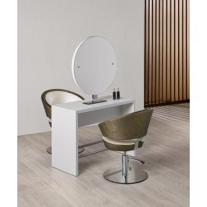 Divpusējs frizieru spogulis Brooklyn - ovāls