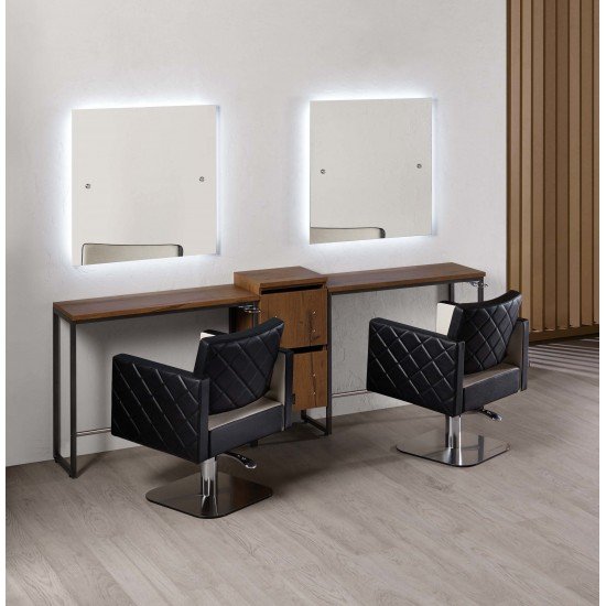 Frizieru spogulis London LED