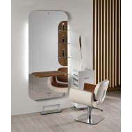 Frizieru spogulis Ņujorka LED