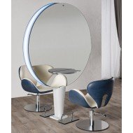 Divpusējs frizieru spogulis Salon Ambience Planet