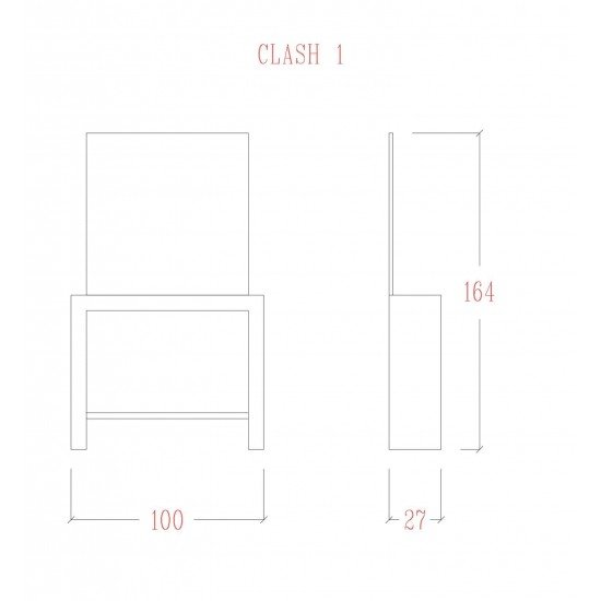 Парикмахерское зеркало Vezzosi Clash 1