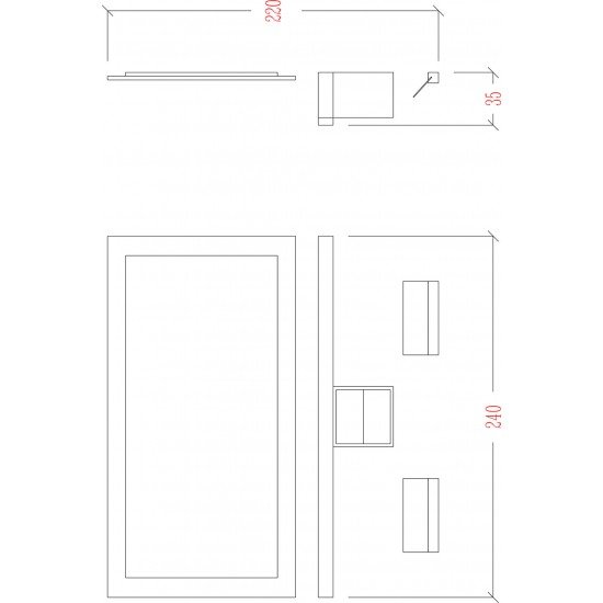 Парикмахерское зеркало Vezzosi Epoque Wall