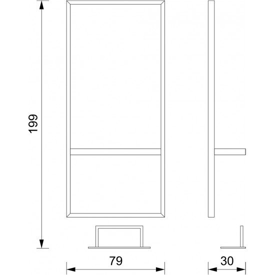 Frizieru spogulis Vezzosi Industrial